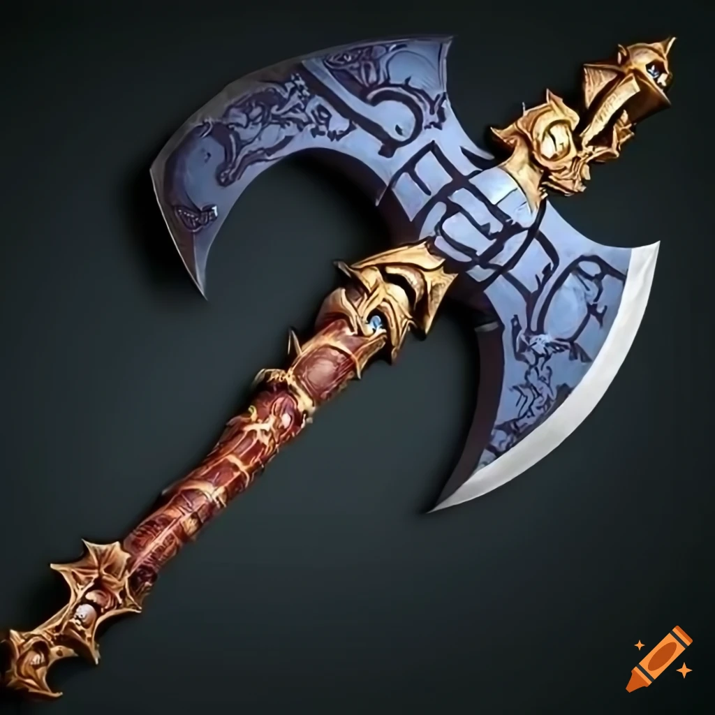Image of a mythical axe