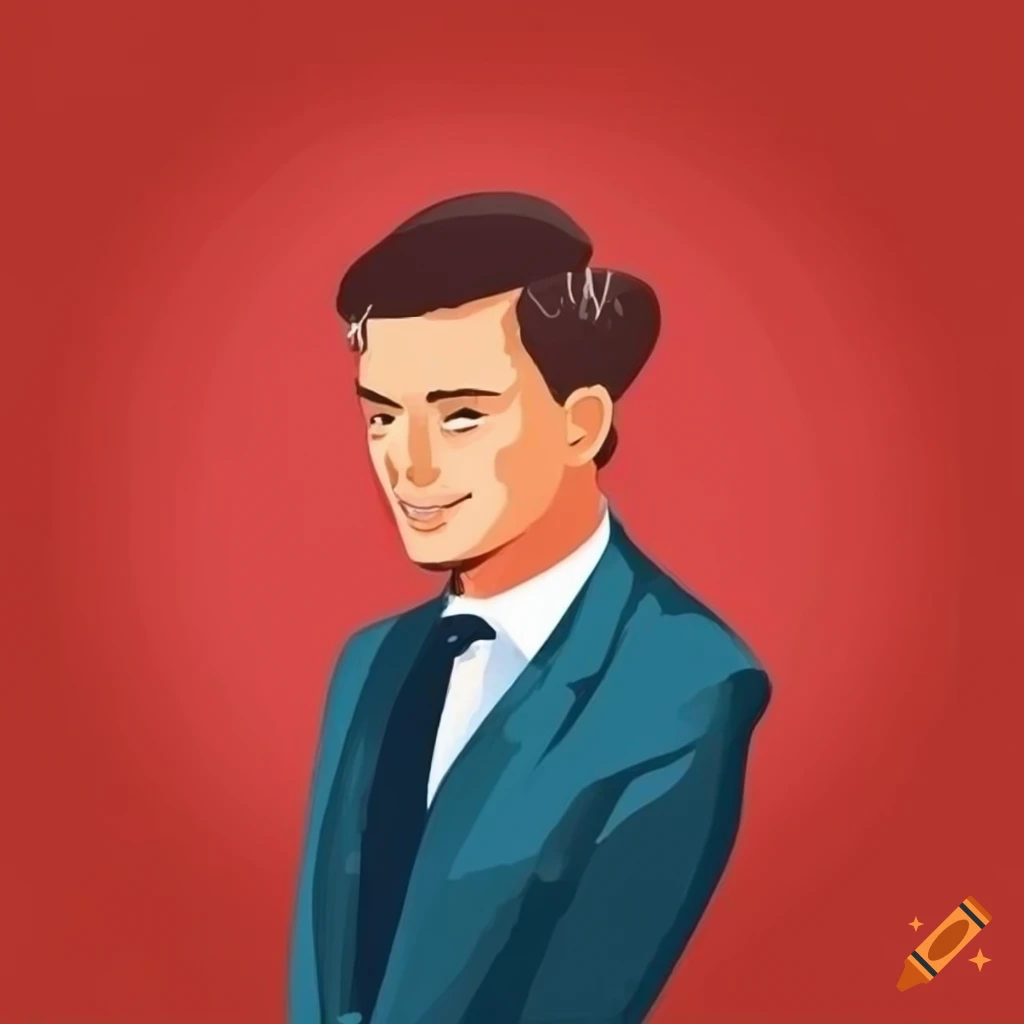 Illustration Of A Business Reporter In Real Estate