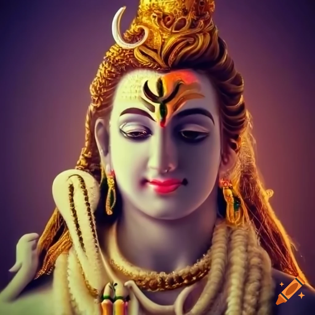 Digital Art Of Hindu God Shiva In Himalayas On Craiyon