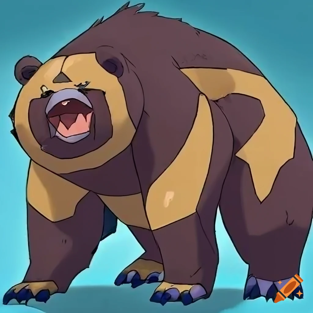 image of the evolved Barngrizzle Pokémon