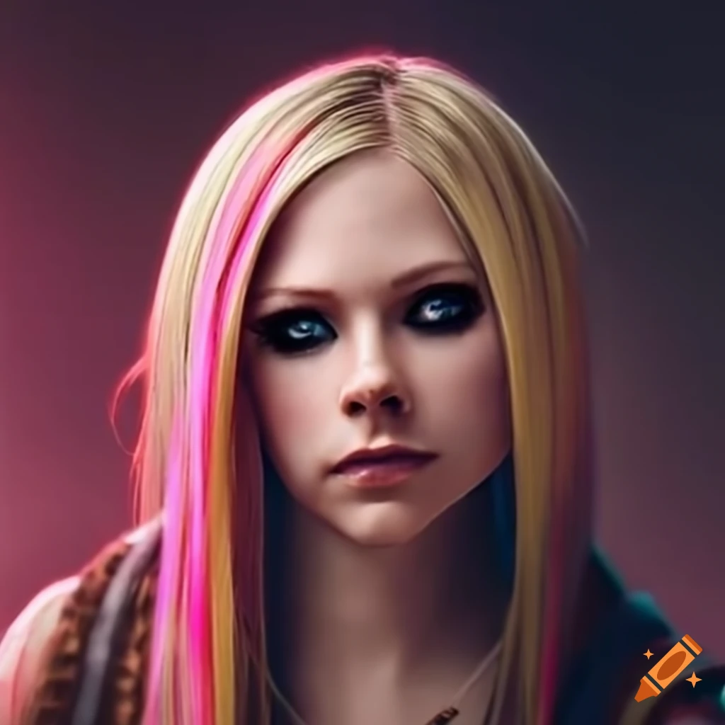avril-lavigne-dressed-as-a-fantasy-elf-on-craiyon