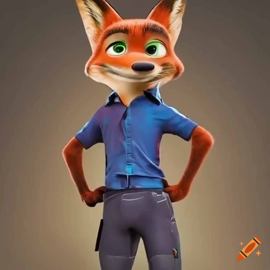 Nick Wilde In Cycling Gear On Craiyon