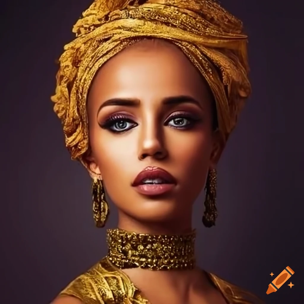 portrait of a beautiful woman from Saudi Arabia
