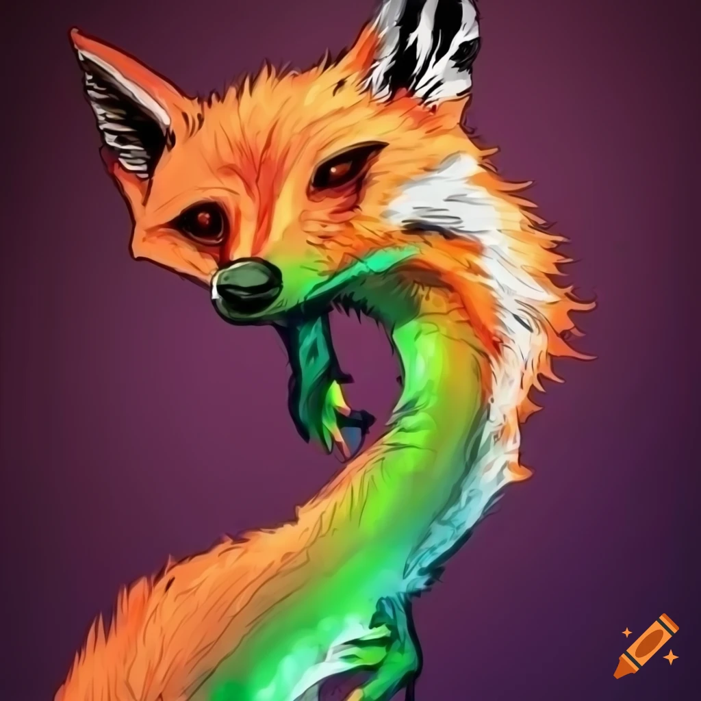 Logo of a charismatic fox and a sly gecko