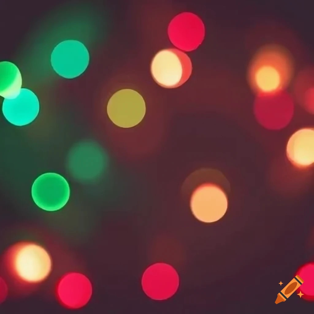 Festive background with christmas lights