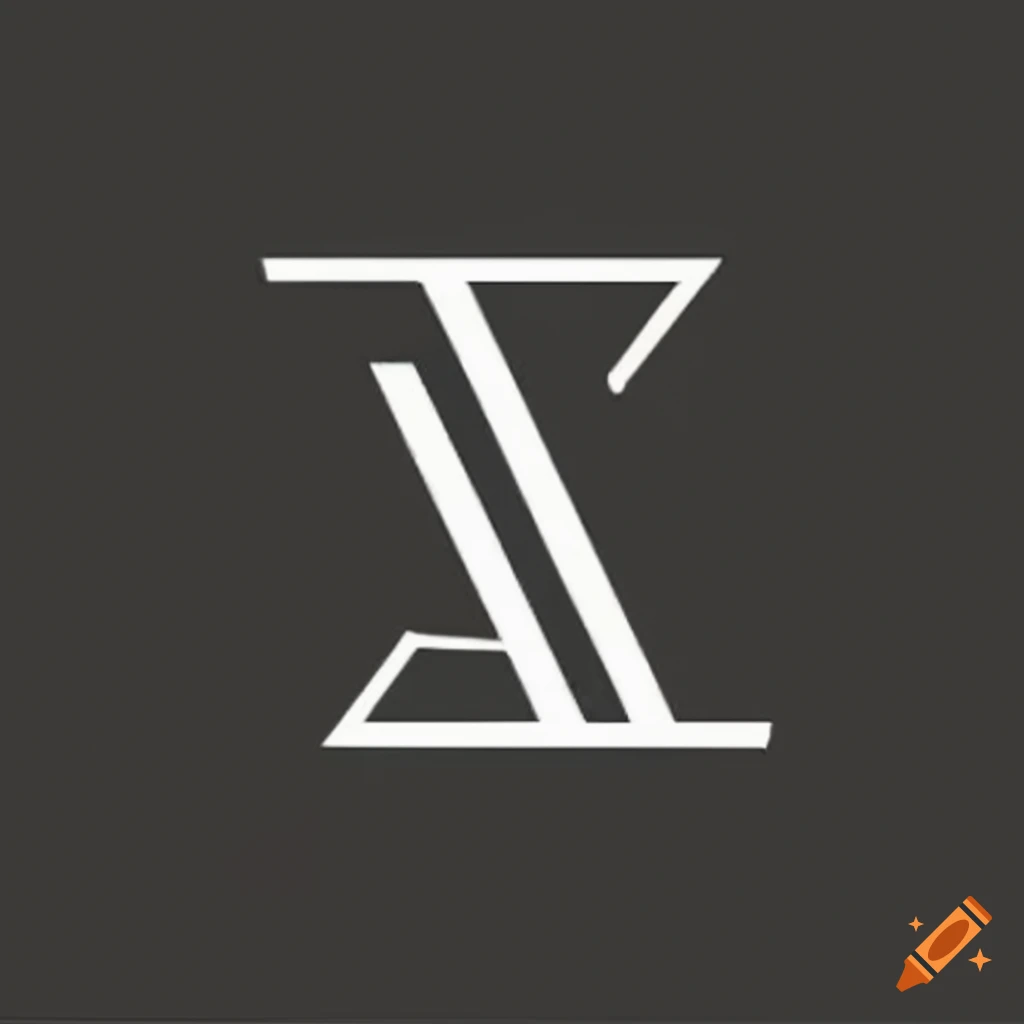 Creative logo design with n and z letters on craiyon