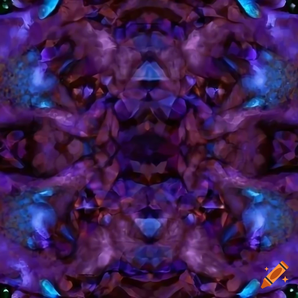 Seamless texture of gemstones on craiyon