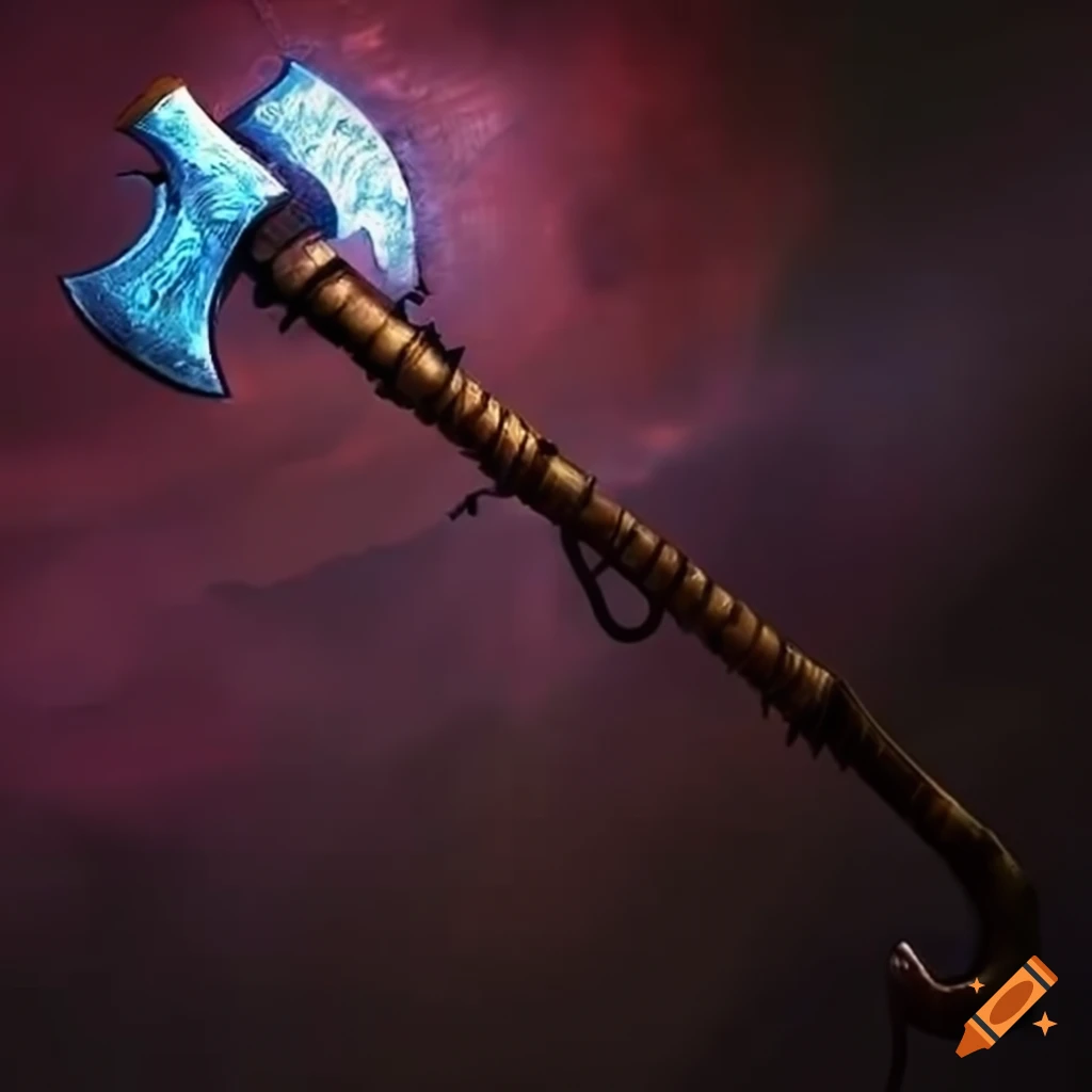 Elite magic axe on Craiyon