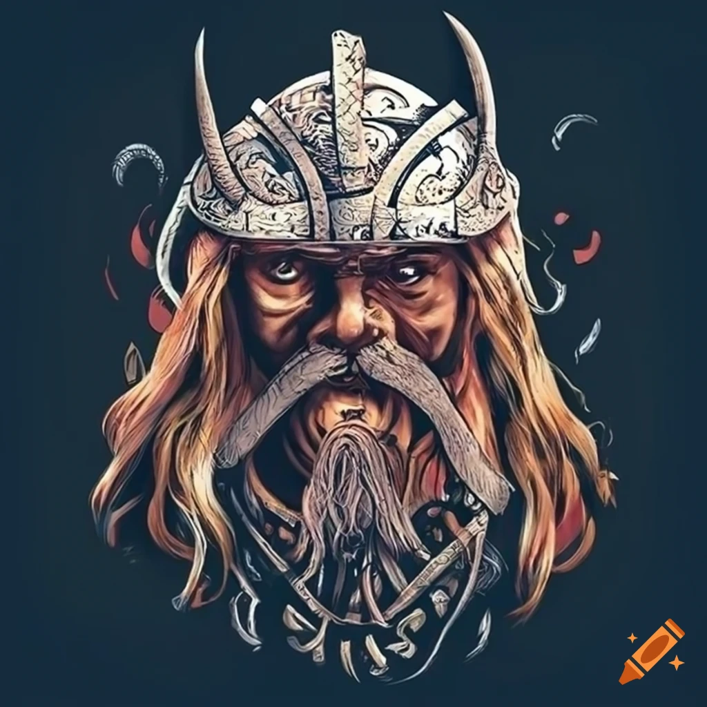 Swedish viking t-shirt design on Craiyon