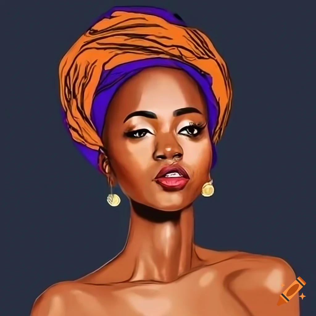 Portrait of an african woman