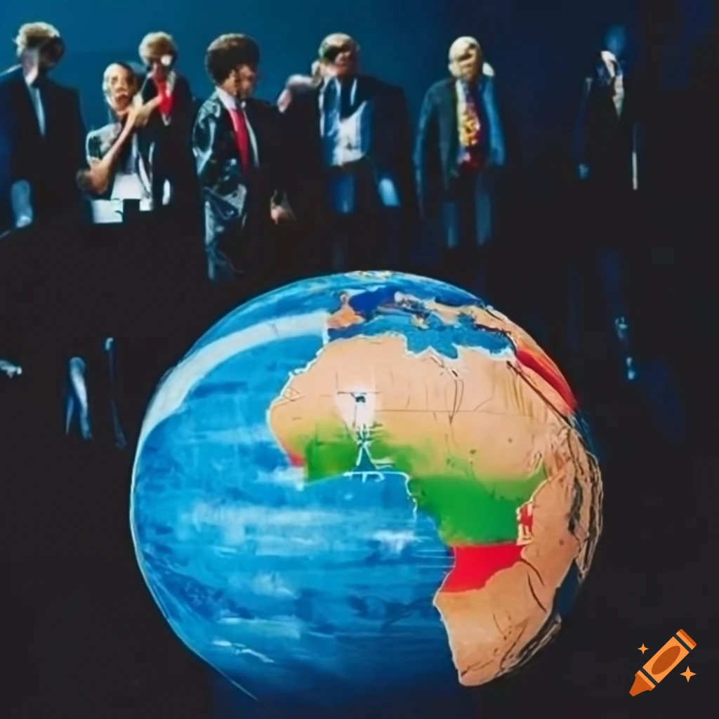 poster for a conference on world crisis and society