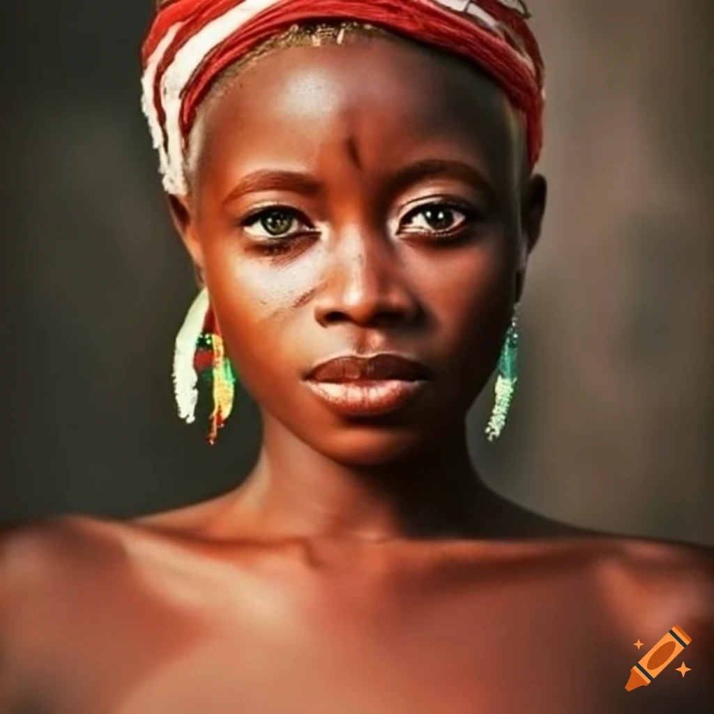 Portrait of beauty from sierra leone