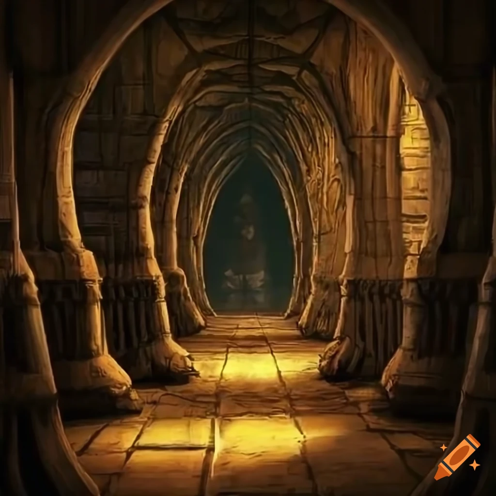 Underground Fantasy City Illustration On Craiyon