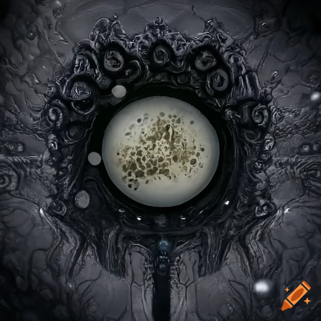 H R Giger-inspired slimy bubble tiles in a 2D metroid game