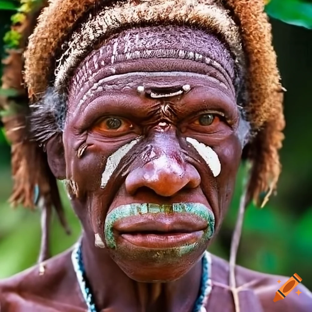 portraits of people from Papua New Guinea