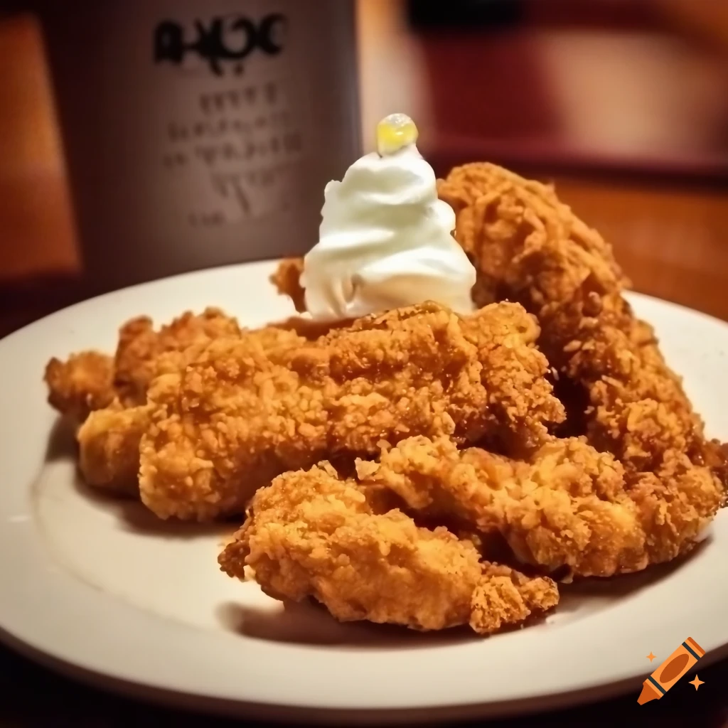 Celebrities eating chicken tenders at applebee's on Craiyon