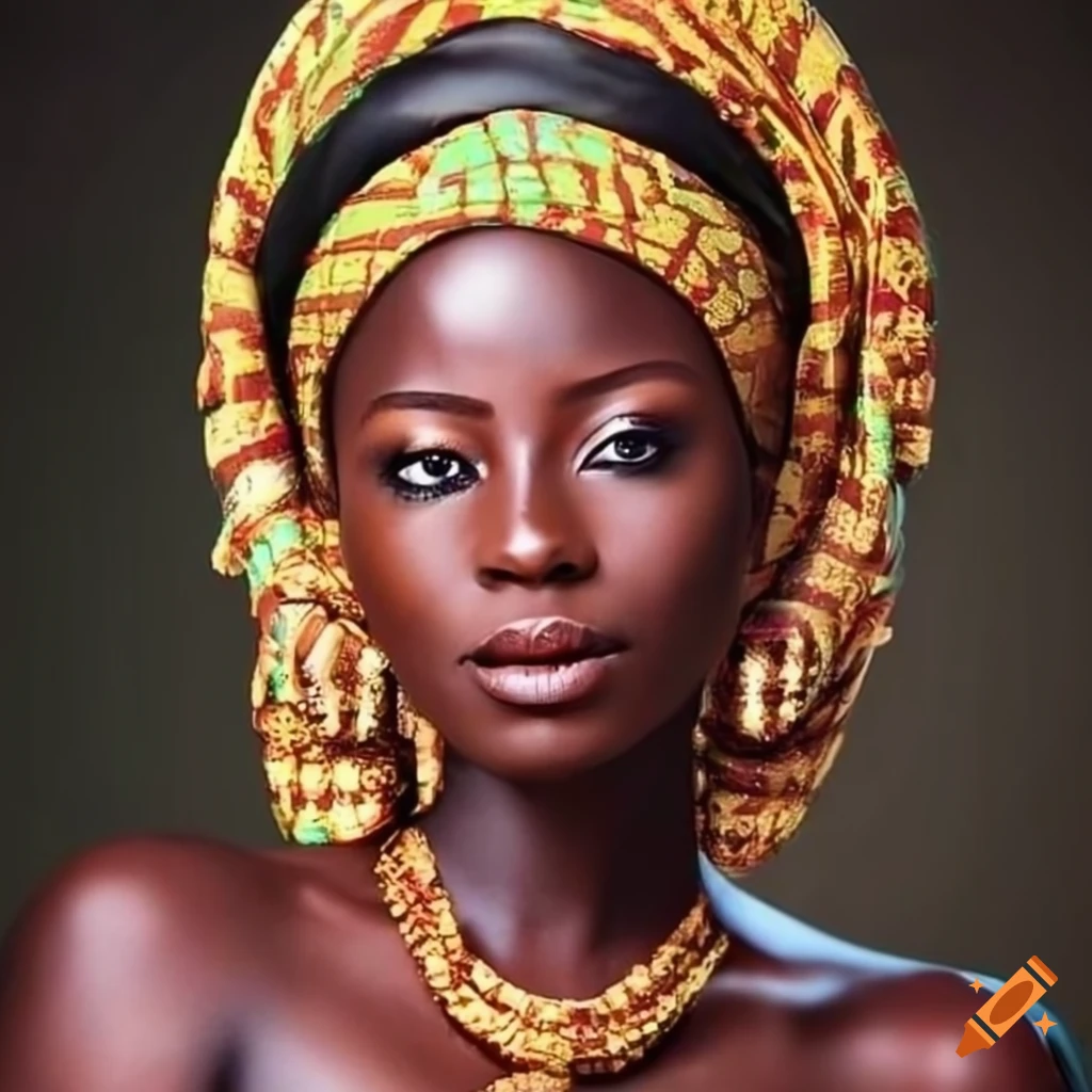 portrait of a beautiful person from Ghana