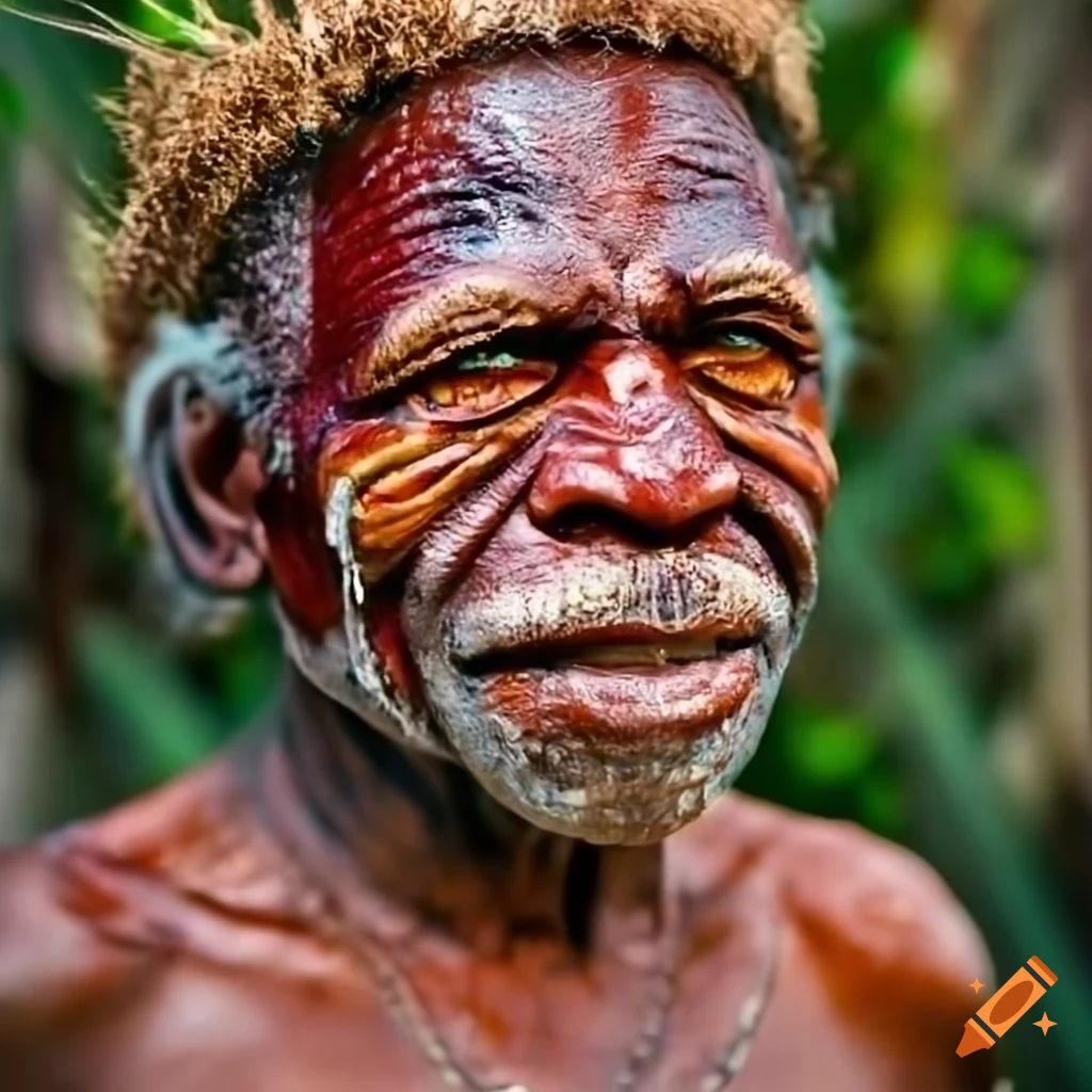 portraits of people from Papua New Guinea