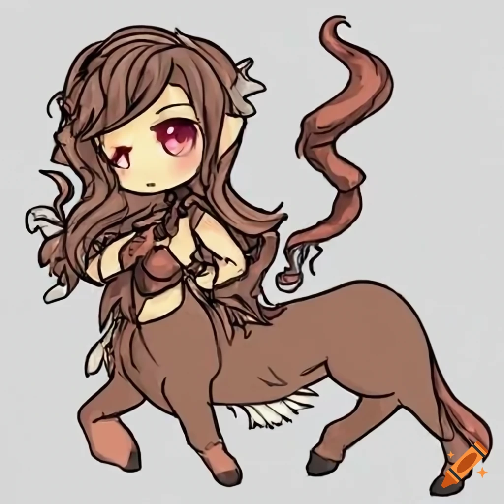 Chibi Winged Centaur Illustration 0133