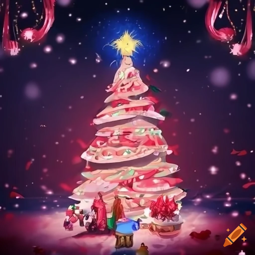 Anime Style Christmas Tree