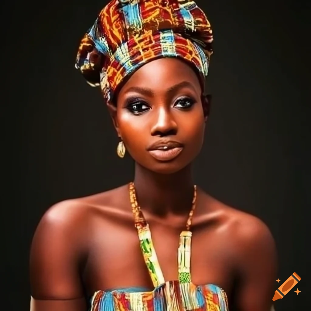 Representation of beauty from ghana on Craiyon