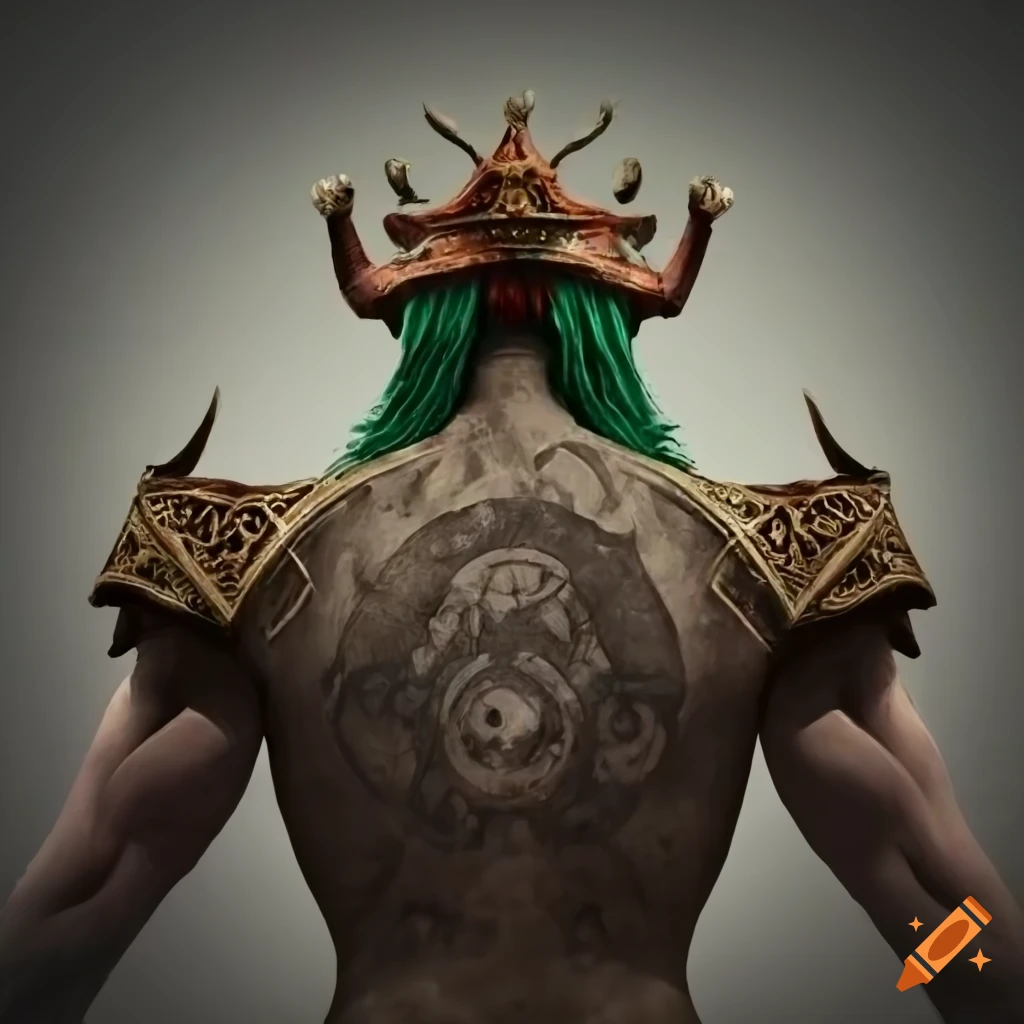 Artwork of a fierce celtic warrior ready for battle on Craiyon