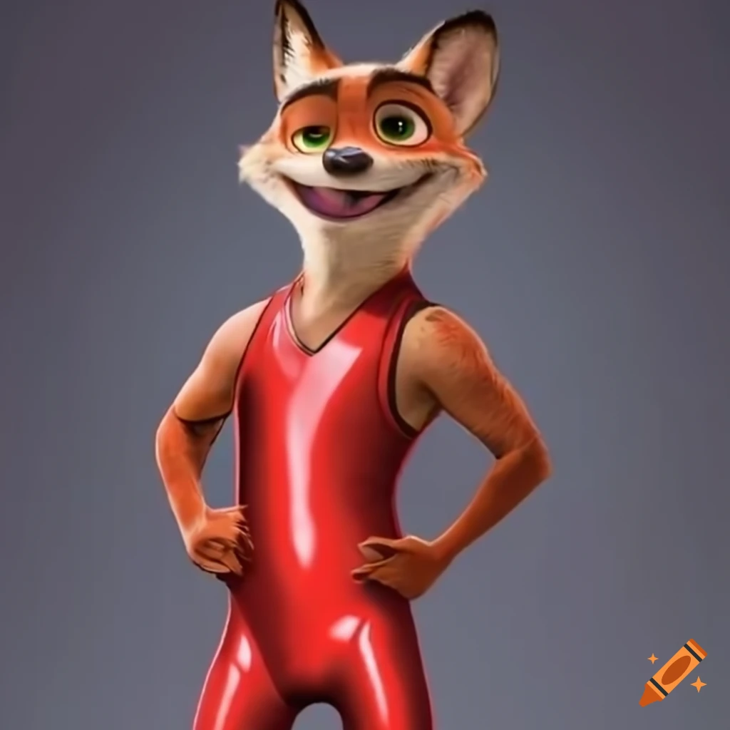 cartoon image of a fox wrestler in Zootopia