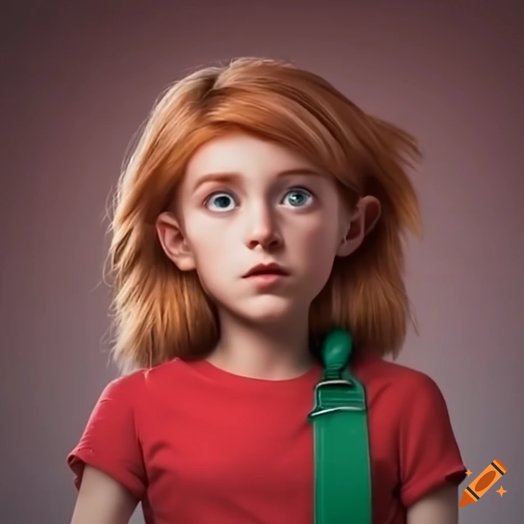 Realistic depiction of penny from inspector gadget