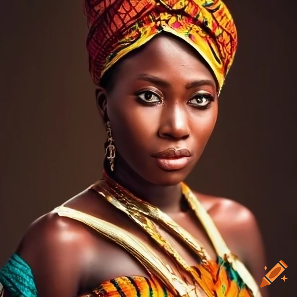 portrait of a beautiful woman from Ghana
