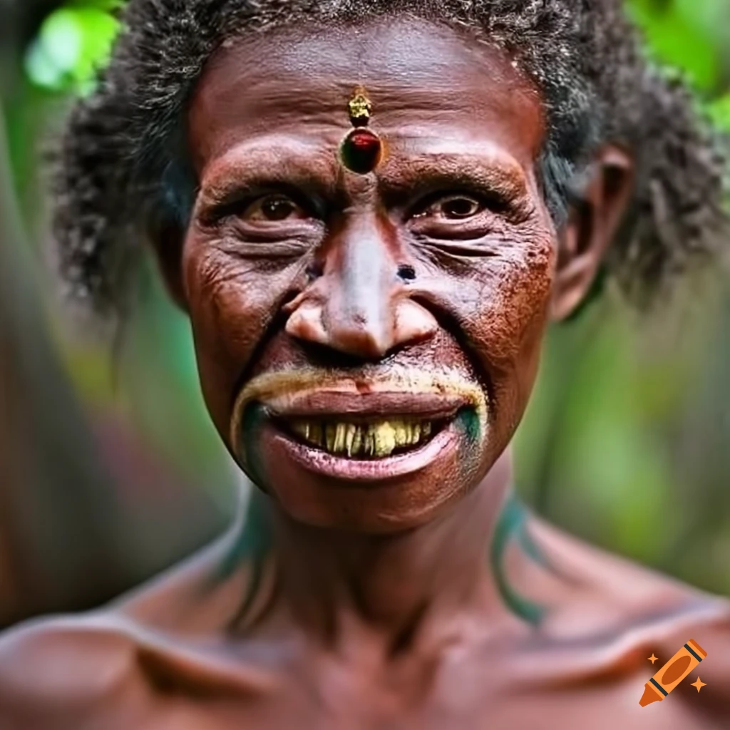 Portraits of people from papua new guinea