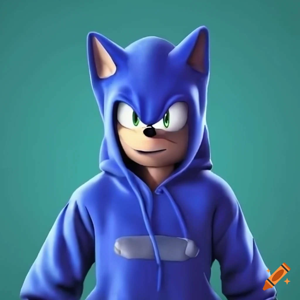 Sonic the hedgehog brushing teeth on Craiyon