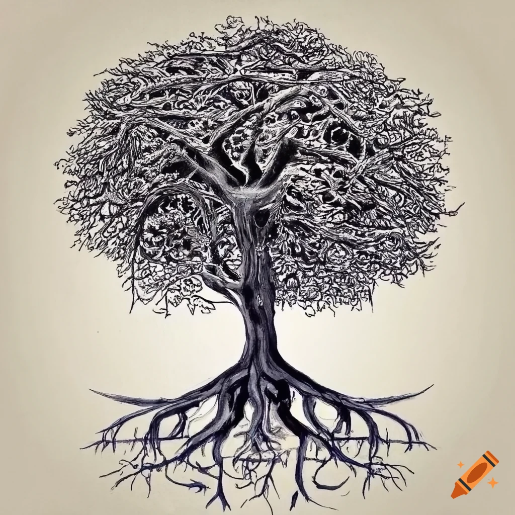 Tree Sketch Color Image & Photo (Free Trial) | Bigstock