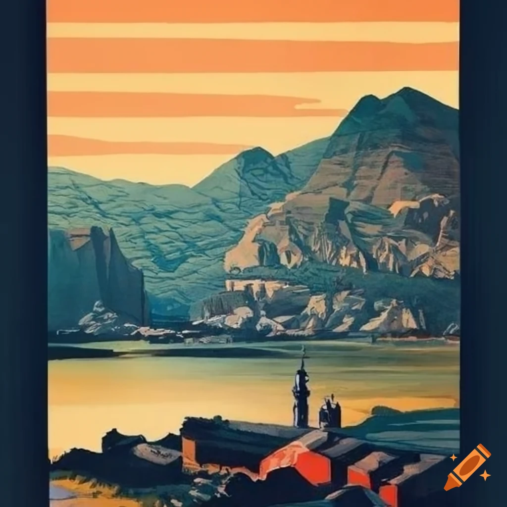 Vintage Travel Poster Of Moria On Craiyon