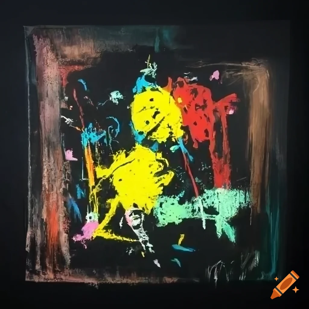 Colorful mixed media artwork inspired by various art styles on Craiyon