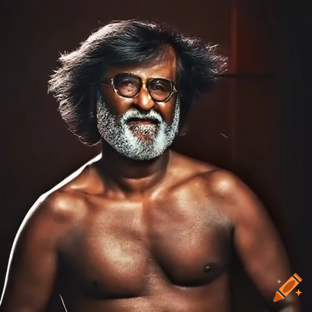 Rajinikanth as a boxer in the ring
