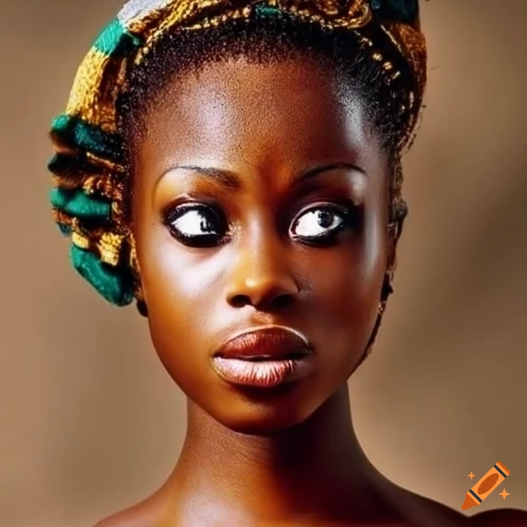 Portrait of a woman from ghana on Craiyon