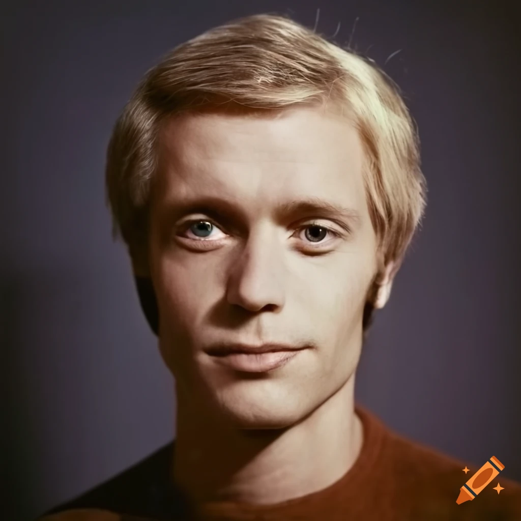 portrait of a clean-cut blonde man from the 1970s