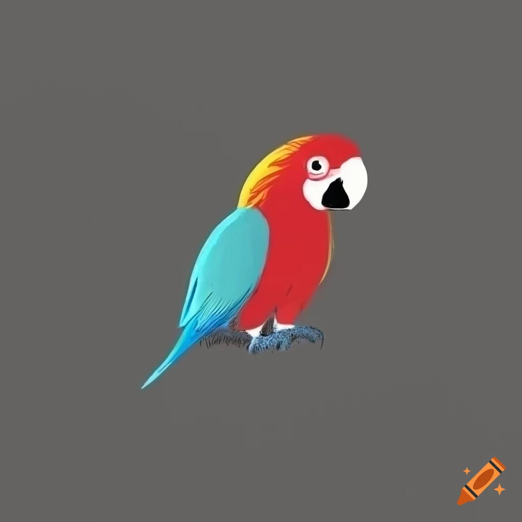 logo-for-a-pet-store-with-a-parrot-and-white-and-orange-colors-on-craiyon
