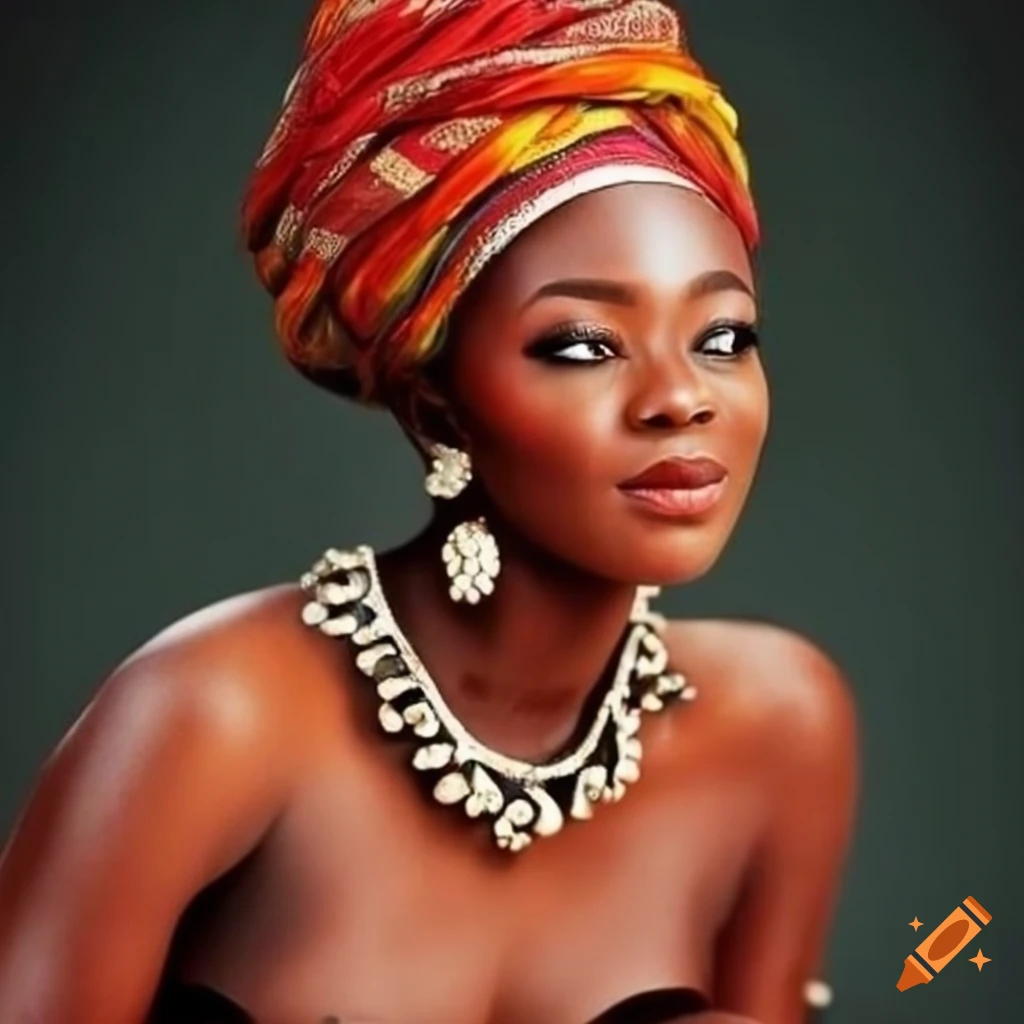 portrait of a beautiful Ghanaian woman