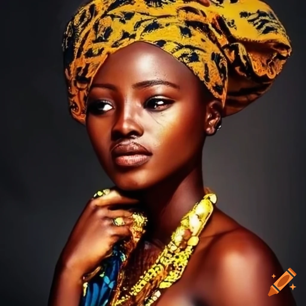portrait of a beautiful woman from Ghana