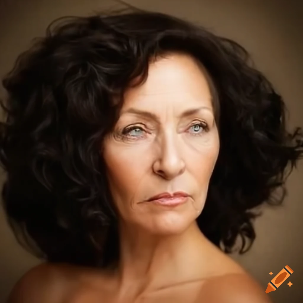 Portrait of a beautiful middle-aged woman