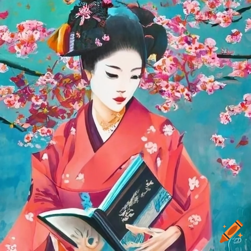 Geisha Reading Under Cherry Blossom Tree On Craiyon purple-cherry-blossom-tree-ubicaciondepersonas-cdmx-gob-mx