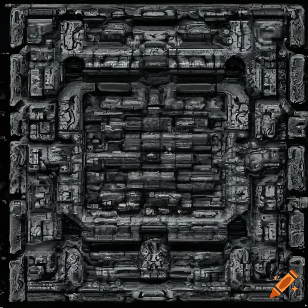 H.R. Giger-inspired bubble tiles from a 2D Metroid game