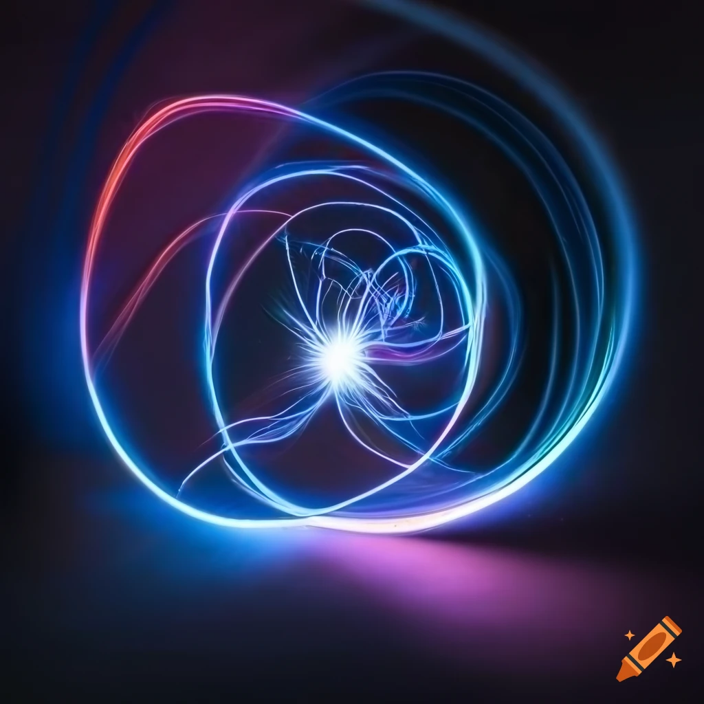 Light painting of a star on craiyon