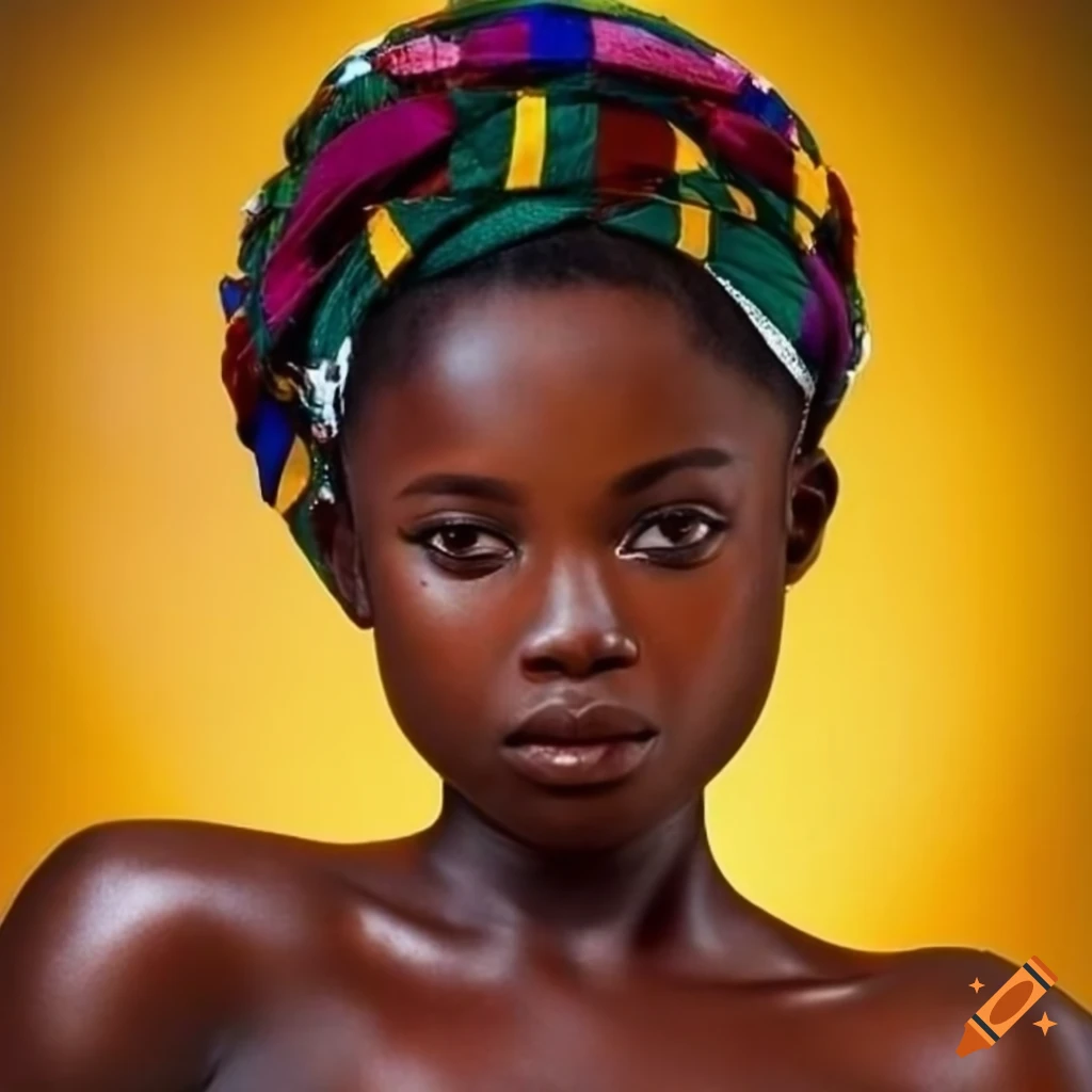 Representation of beauty from ghana on Craiyon