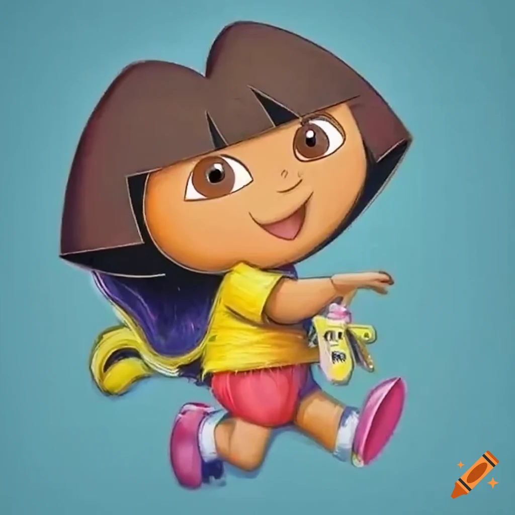 Download Dora Drawing Sunday School - Cartoon PNG Image with No Background  - PNGkey.com