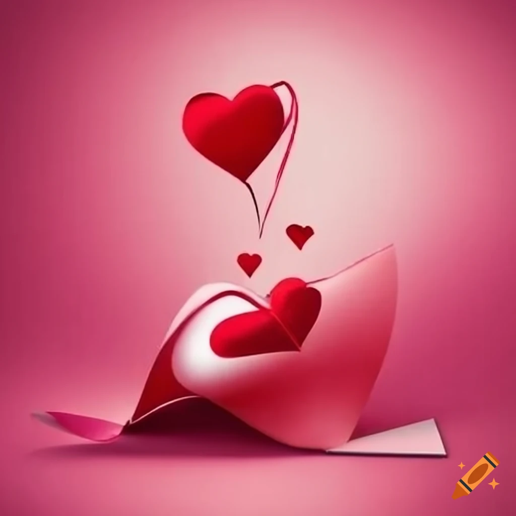 Valentine s day love cards on craiyon