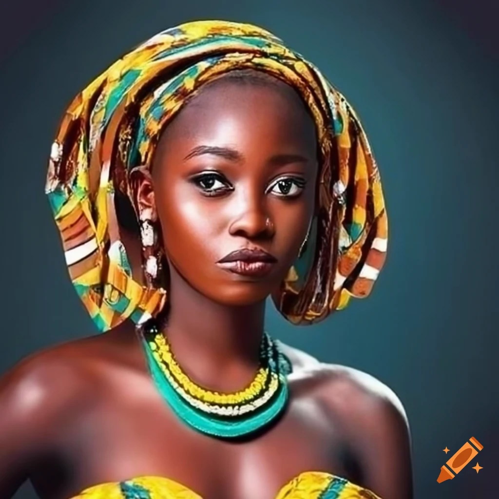 Representation of beauty from ghana