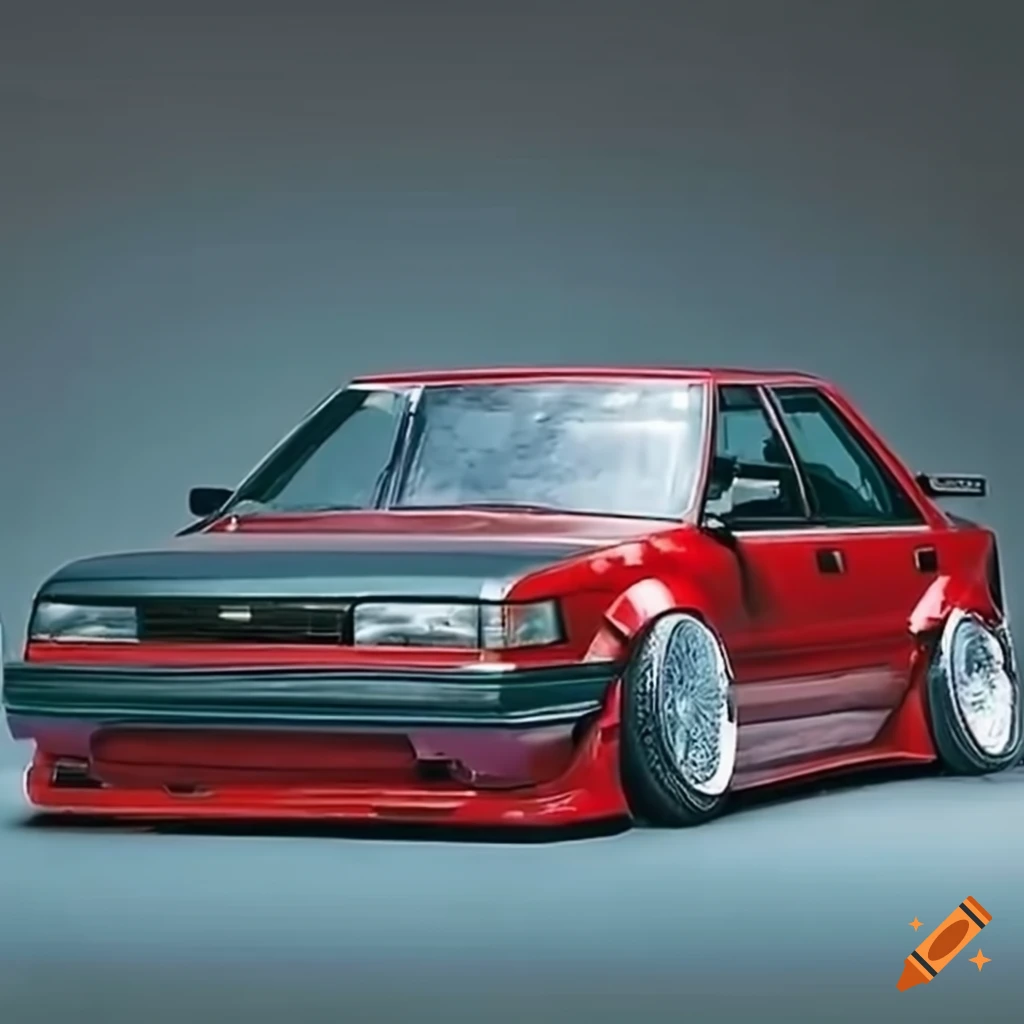 modified 1988 Toyota Camry in Bosozoku style