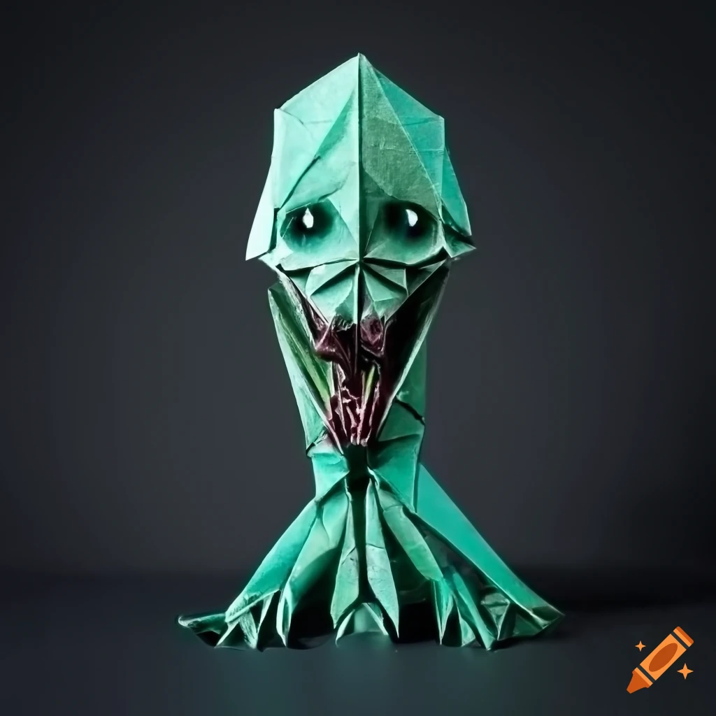origami Lovecraftian alien creature